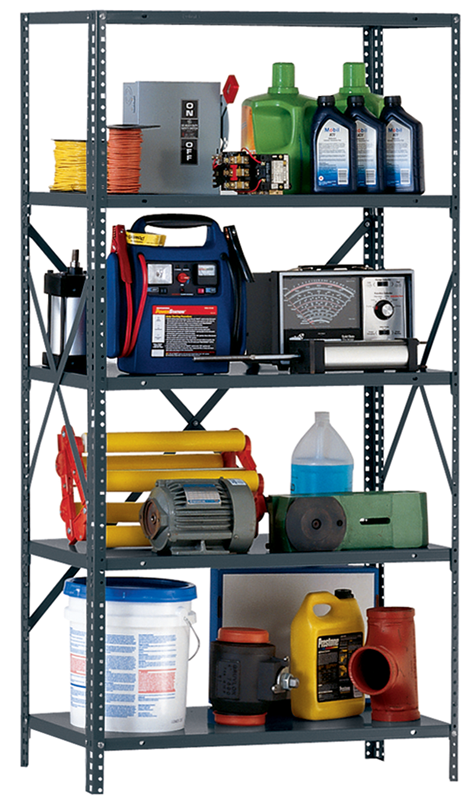 48 x 12 x 85'' (5 Shelves) - Open Style Add-On Shelving Unit - Exact Tool & Supply