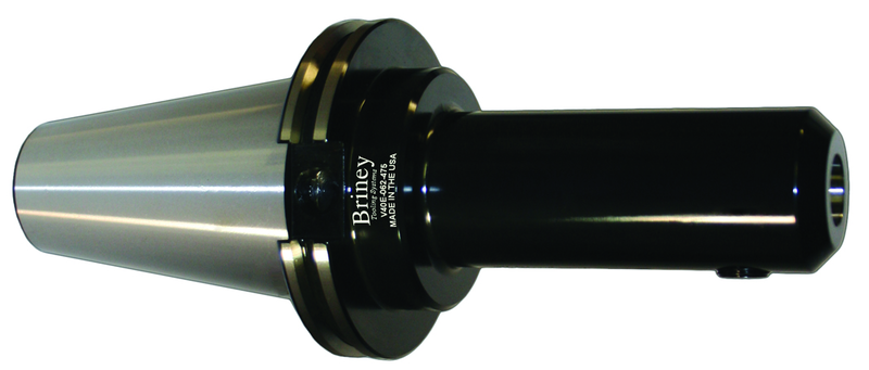 1/2 CAT40 Tru Position - Eccentric Bore Side Lock Adapter with a 4-1/2 Gage Length with Surround Coolant - Exact Tool & Supply