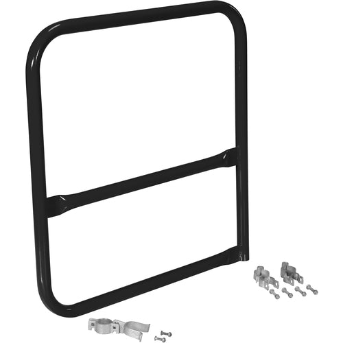 Black Pipe Safety Railing Gate-B Shaped 36 × 36
