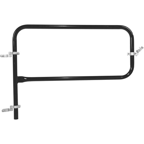 Black Pipe Safety Railing Gate-P Shaped 48 × 36