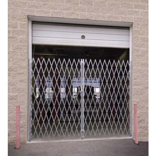 Double Fold Scissor Gate Galv 144L × 90H - Exact Tool & Supply