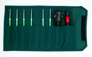 8 Piece - TorqueVario-S 10-50 In/lbs Handle TorxPlus® IP7-IP20 Blade - #28598 - Includes: IP7-IP20 - Canvas Pouch - Exact Tool & Supply