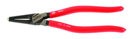 Straight Internal Retaining Ring Pliers 1.5 - 4" Ring Range .090" Tip Diameter with Soft Grips - Exact Tool & Supply