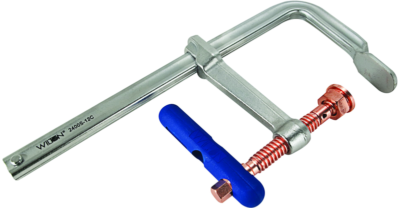 2400S-24C, 24" Regular Duty F-Clamp Copper - Exact Tool & Supply