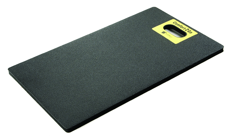 Floor Mat - 17" x 30"; 7/8" Thick; Black Comfort2Go Style - Exact Tool & Supply