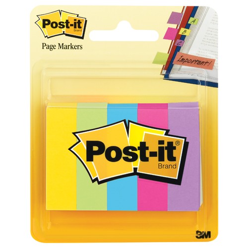 1/2 in × 1 7/8 in Post-it(R) Page Marker 670-5AU Alt Mfg # 58850 - Exact Tool & Supply