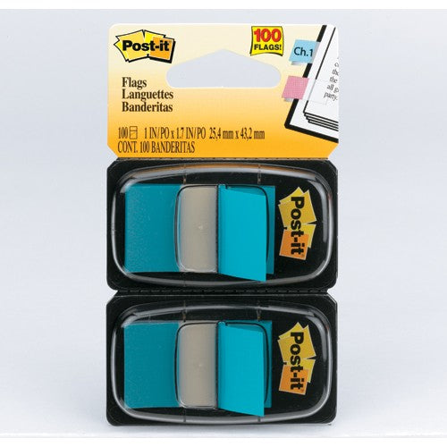 Post-it Flags 680-BE2 1″ × 1.7″ (2.54 cm × 4.31 cm) Blue 2-pack - Exact Tool & Supply