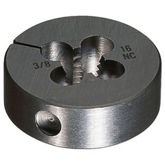 #10–24 13/16 OD 0710 HSS Round Adjustable Die - Exact Tool & Supply