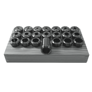 Double Angle (DA) Collet Set - Part # DA180-SET21 - Exact Tool & Supply