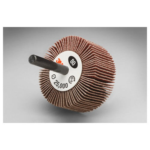 3M Flap Wheel 244D Type 83 2″ × 1″ × 1/4″ 60 X-weight - Exact Tool & Supply
