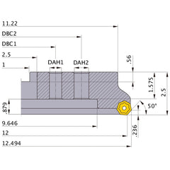 AHX640WR1228M FACE MILL