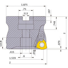 AJXU12R0204 FACE MILL