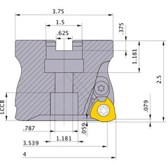 AJXU12R0407E FACE MILL