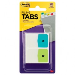 1 in × 1.5 in Post-it(R) Filing Tabs 686-ALPHA Alt Mfg # 93033 - Exact Tool & Supply