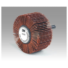3M Flap Wheel 747D T83 3″ × 1/2″ × 1/4″ 60 X-weight - Exact Tool & Supply