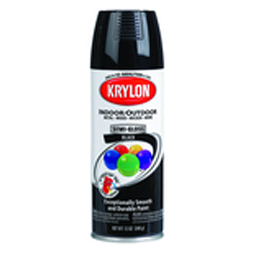 Interior/Exterior Industrial Maintenance Paint Gloss Black - Exact Tool & Supply