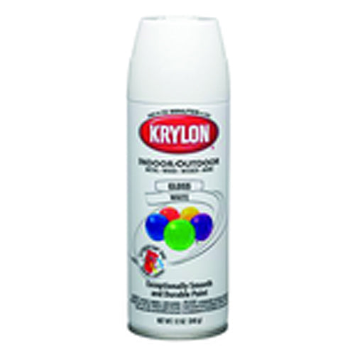 Interior/Exterior Industrial Maintenance Paint Gloss White - Exact Tool & Supply