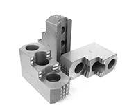 Hard Chuck Jaws - 1.5mm x 60 Serrations - Chuck Size 8" inches - Part # KT-80HJ1-X - Exact Tool & Supply