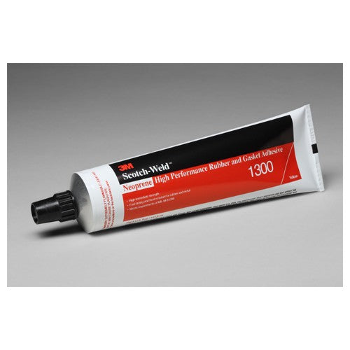 3M Neoprene High Performance Rubber and Gasket Adhesive 1300 Yellow 5 Oz Tube - Exact Tool & Supply