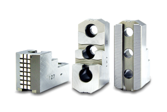 Auto Strong Hard jaw for hydraulic power chuck - Part # HJ15-1 - Exact Tool & Supply