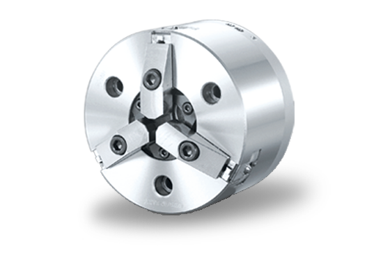 Auto Strong 3-jaw extra high speed through-hole power chuck (adapter included) - Part # HN-06 - Exact Tool & Supply