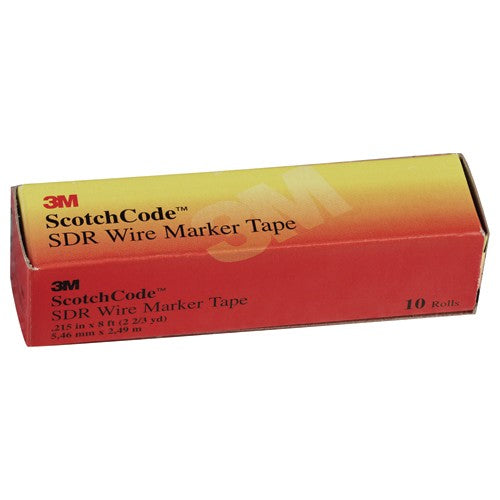 3M ScotchCode Wire Marker Tape Refill Roll SDR-90-99 - Exact Tool & Supply