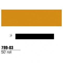 1/4X50' REFLECT STRIPING TAPE GOLD - Exact Tool & Supply