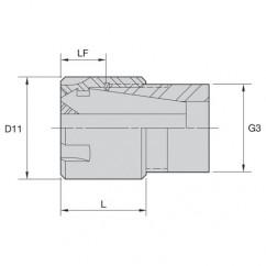 LER08M LOCKNUT - Exact Tool & Supply