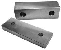 Machined Aluminum Vice Jaws - SBM - Part # VJ-6A062502M - Exact Tool & Supply