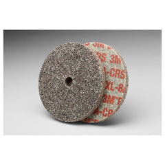 Scotch-Brite EXL Unitized Wheel XL-UW 8A Coarse 3″ × 1/4″ × 1/4″ - Exact Tool & Supply