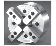 Strong Power Chucks - NIT-200 Series Chucks - 4 Jaw - Part # K-F210A06-NIT-B - Exact Tool & Supply