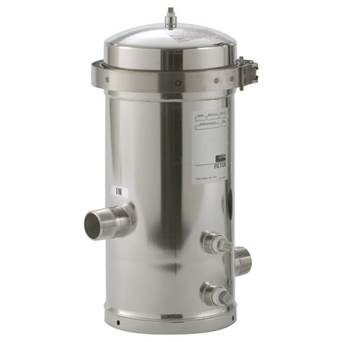 3M Aqua-Pure SSEPE Series Whole House Water Filter Housing SS4 EPE-316L 4808713 Large 4 Filters Stainless Steel 1/Case - Exact Tool & Supply