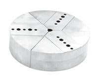 Round Chuck Jaws - Northfield Type Chucks - Chuck Size 3" inches - Part # RNF-3075S - Exact Tool & Supply