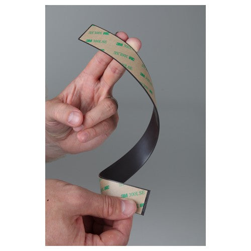 1 in × 5 ft 0.06 in Flexible Magnet Tape Black Alt Mfg # 64527 - Exact Tool & Supply