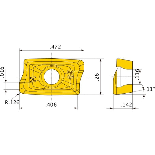 AOMT123632PEER-M MP6120 INSERT