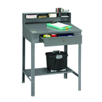 34-1/2"W x 29"D x 53" H - Foreman's Desk - Open Type - w/Lockable Drawer - Exact Tool & Supply