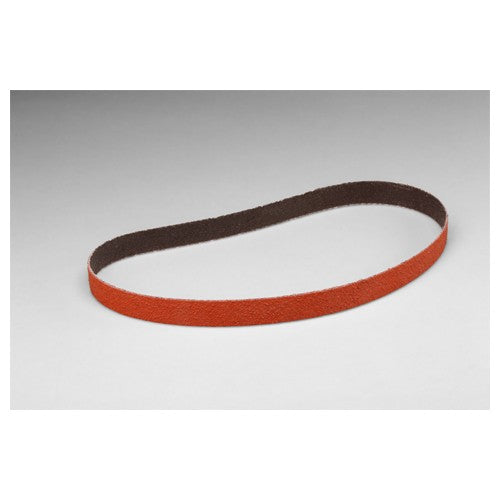 3M Cubitron II Cloth Belt 984F 36+ YF-weight 3/4″ × 20-1/2″ Fabri-lok Single-flex - Exact Tool & Supply