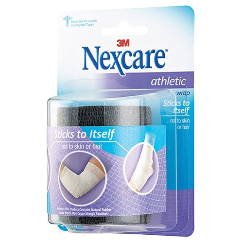 Nexcare Athletic Wrap CR-3BK 3″ × 80″ (76 2 mm × 2 03 m) Unstretched - Exact Tool & Supply