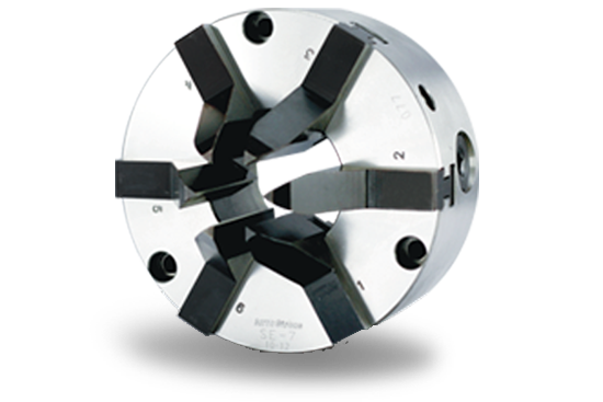 Auto Strong SE Series 6-jaw scroll chuck plain back - Part # SE-6 - Exact Tool & Supply