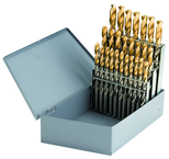 A - Z HSS-Co8% Straight Shank Split Point Drill Set (26Pcs) - Exact Tool & Supply