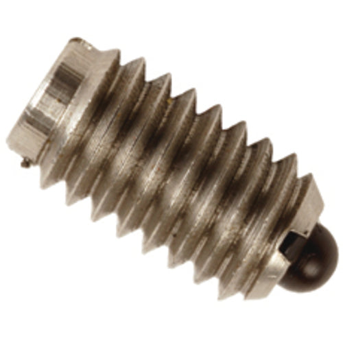 End Force Spring Plunger - 30.75 lbs Initial End Force, 15.5 lbs Final End Force (5/16″–18 Thread) - Exact Tool & Supply