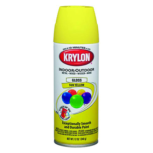 Interior/Exterior Industrial Maintenance Paint Sun Yellow - Exact Tool & Supply
