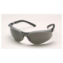 BX SIL/BLK FRAME GRAY ANTI FOG LENS - Exact Tool & Supply