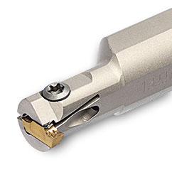 .6300 Min Hole Dia - .1180 Max Hole Depth - .625 SH Dia - Ultra Plus Grooving Tool - Exact Tool & Supply