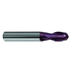 5/8" Dia. - 3-1/2" OAL - 30 Helix Super-A CBD Ball Nose EM - 2 FL - Exact Tool & Supply