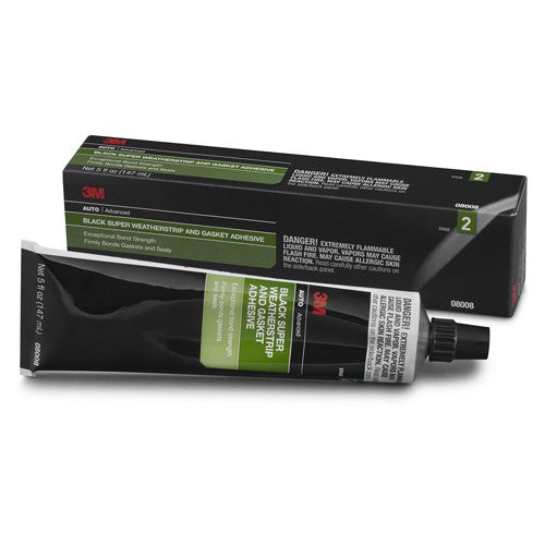 3M Black Super Weatherstrip and Gasket Adhesive 08008 5 fl oz