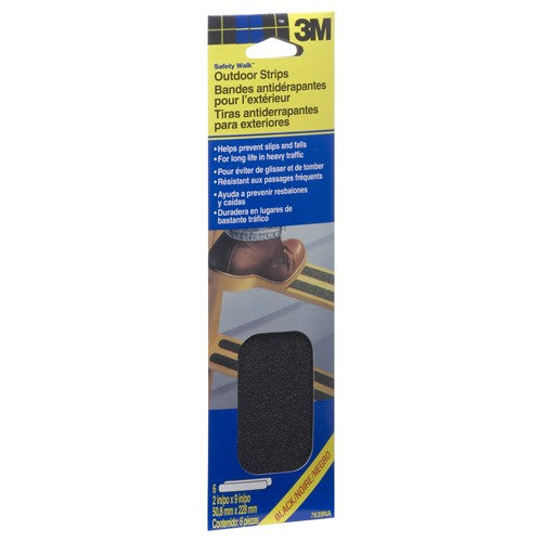 3M Safety-Walk Slip Resistant Tape 610B-T2X9 Black 2″ × 9″ - Exact Tool & Supply