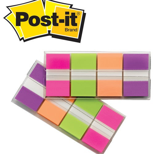Post-it Flags 680-PGOP2 .94″ × 1.7″ (23.8 mm × 43.2 mm) Blue Purple Green Orange - Exact Tool & Supply