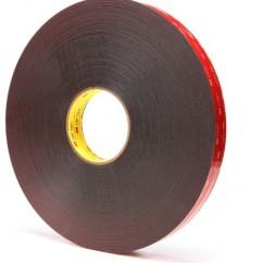 List 5925 1" x 72 yds VHB Acrylic Foam Tape - Black - Exact Tool & Supply