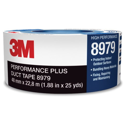3M Performance Plus Duct Tape 8979 Slate Blue 24 mm × 54.8 m 12.1mil - Exact Tool & Supply